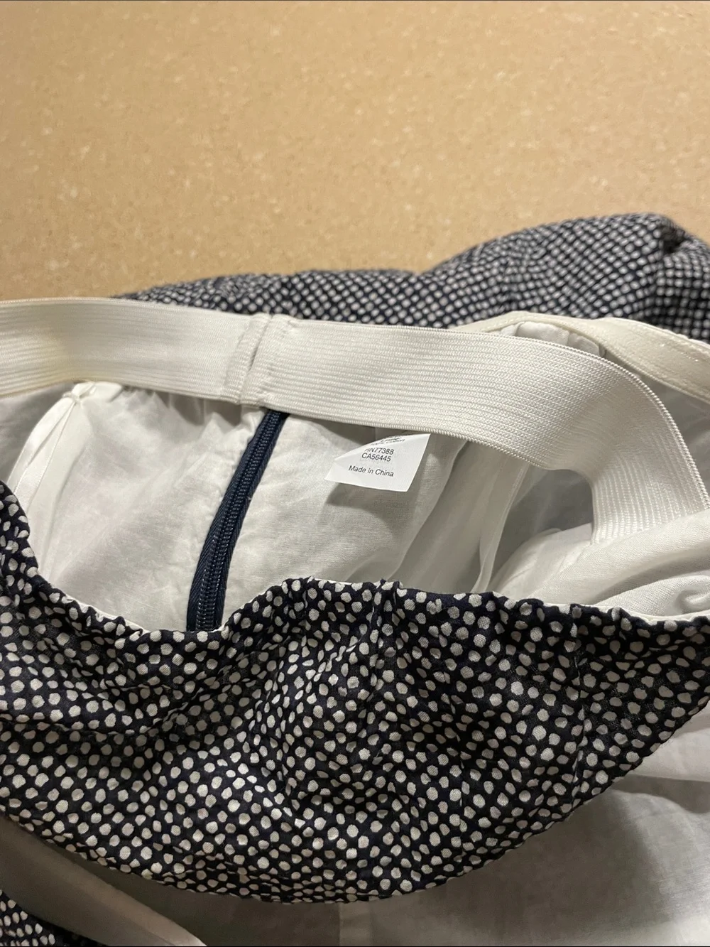 J. Crew Strapless Black and White Polka Dot Dress